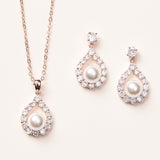 Rose Gold Jewelry Set