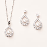 Pearl Wedding Jewelry Set