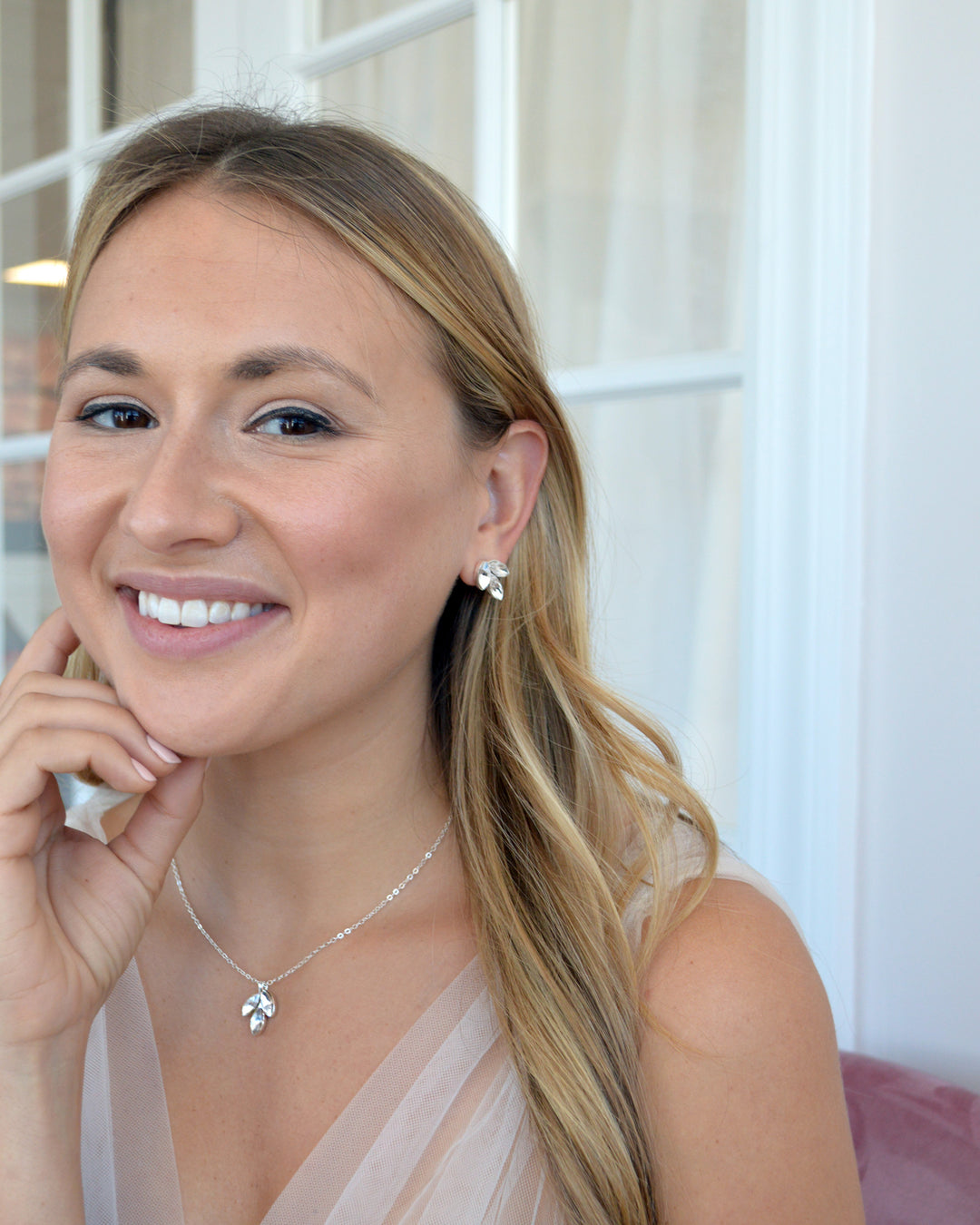 Maeve Bridesmaid Jewelry Set, Silver Maeve Bridesmaid Jewelry Set, Silver