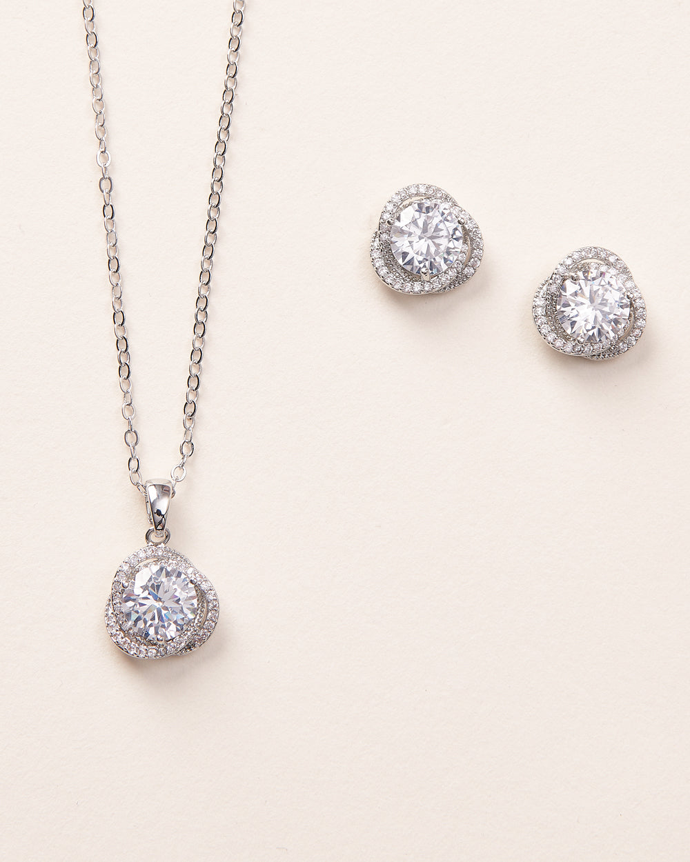 CZ Pendant Set