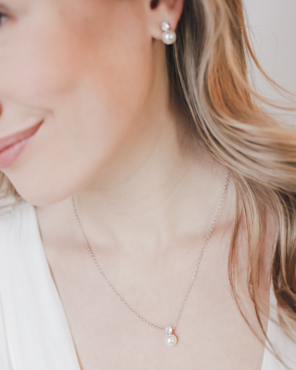 Bridesmaid Pearl Set Jewerly