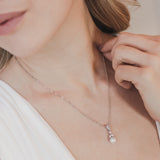 Pearl Dangle Jewelry Set