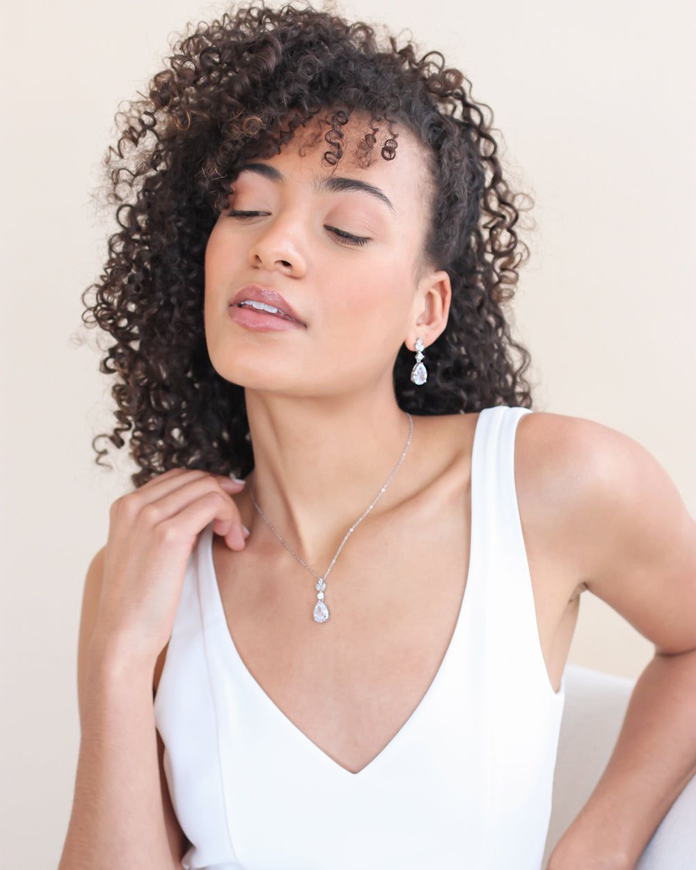 Bridal Necklace & Earrings Set
