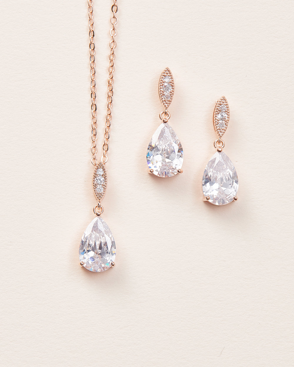 Rose Gold Bridesmaid Jewelry