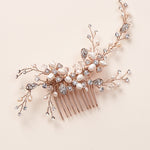 Rose Gold Wedding Comb