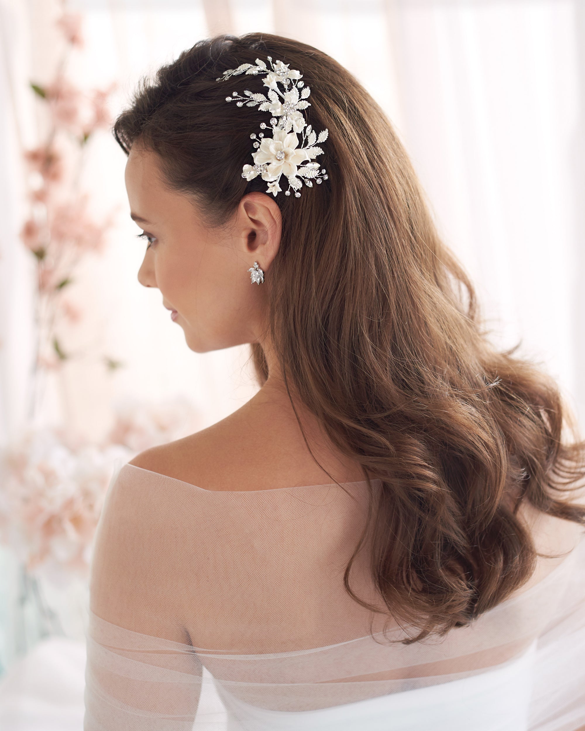 Flower Bridal Comb