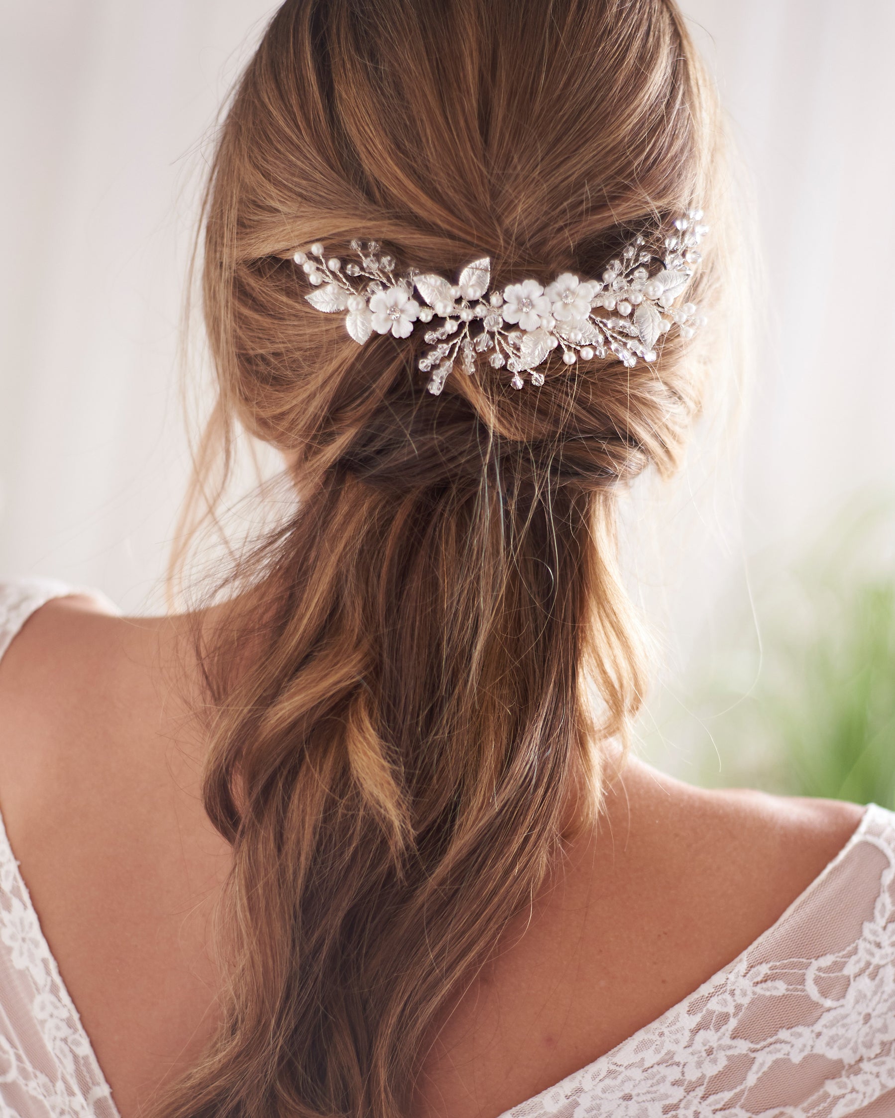 Silver Wedding Comb