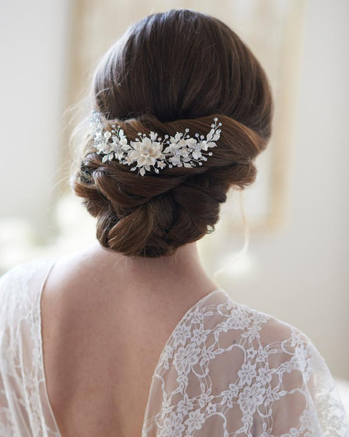 Floral Bridal Hair Comb