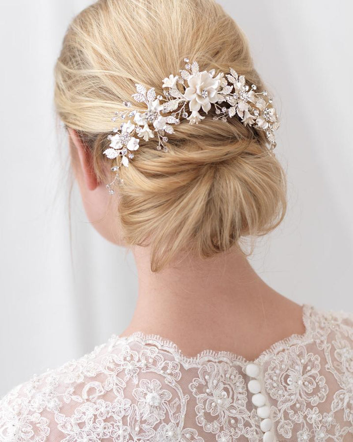 Floral Bridal Comb
