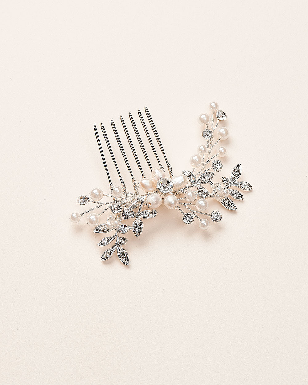 Small Pearl Wedding Comb