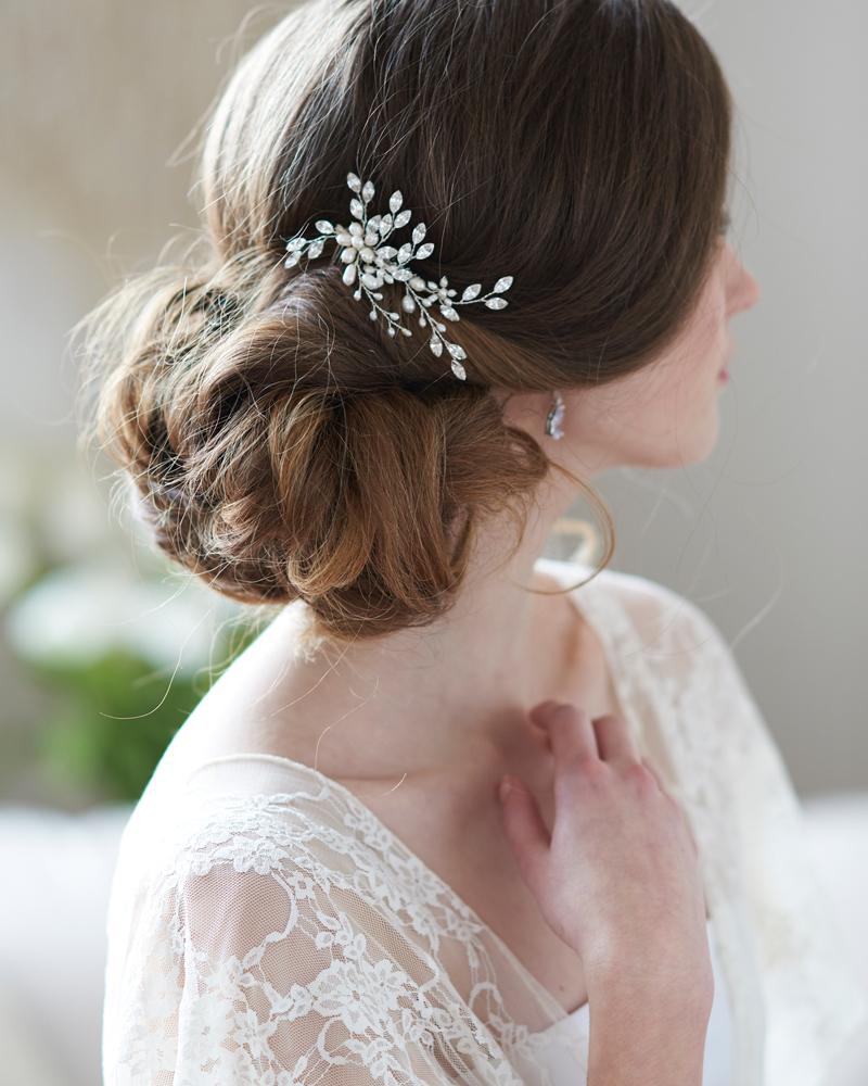 Freshwater Pearl & Crystal Bridal Hair Comb
