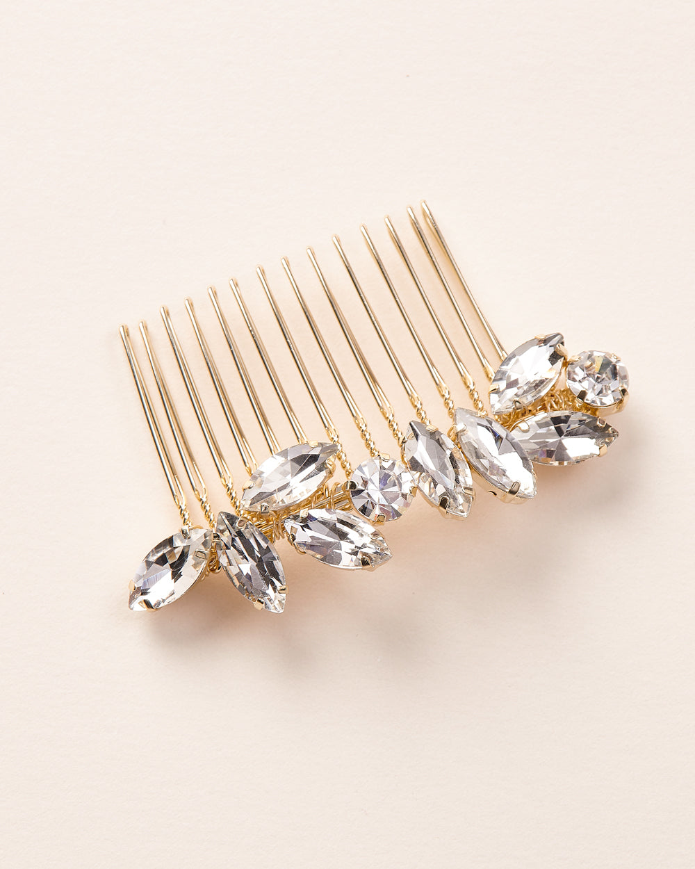 Small Gold Wedding Comb