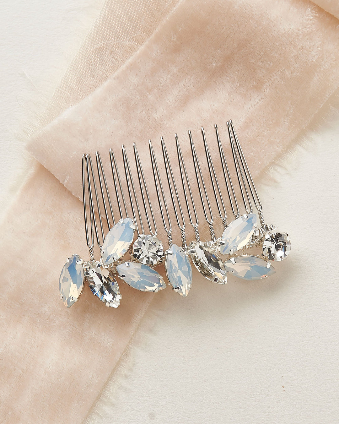 Crystal Opal Bridal Hair Comb