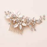 Kacie Floral Bridal Comb
