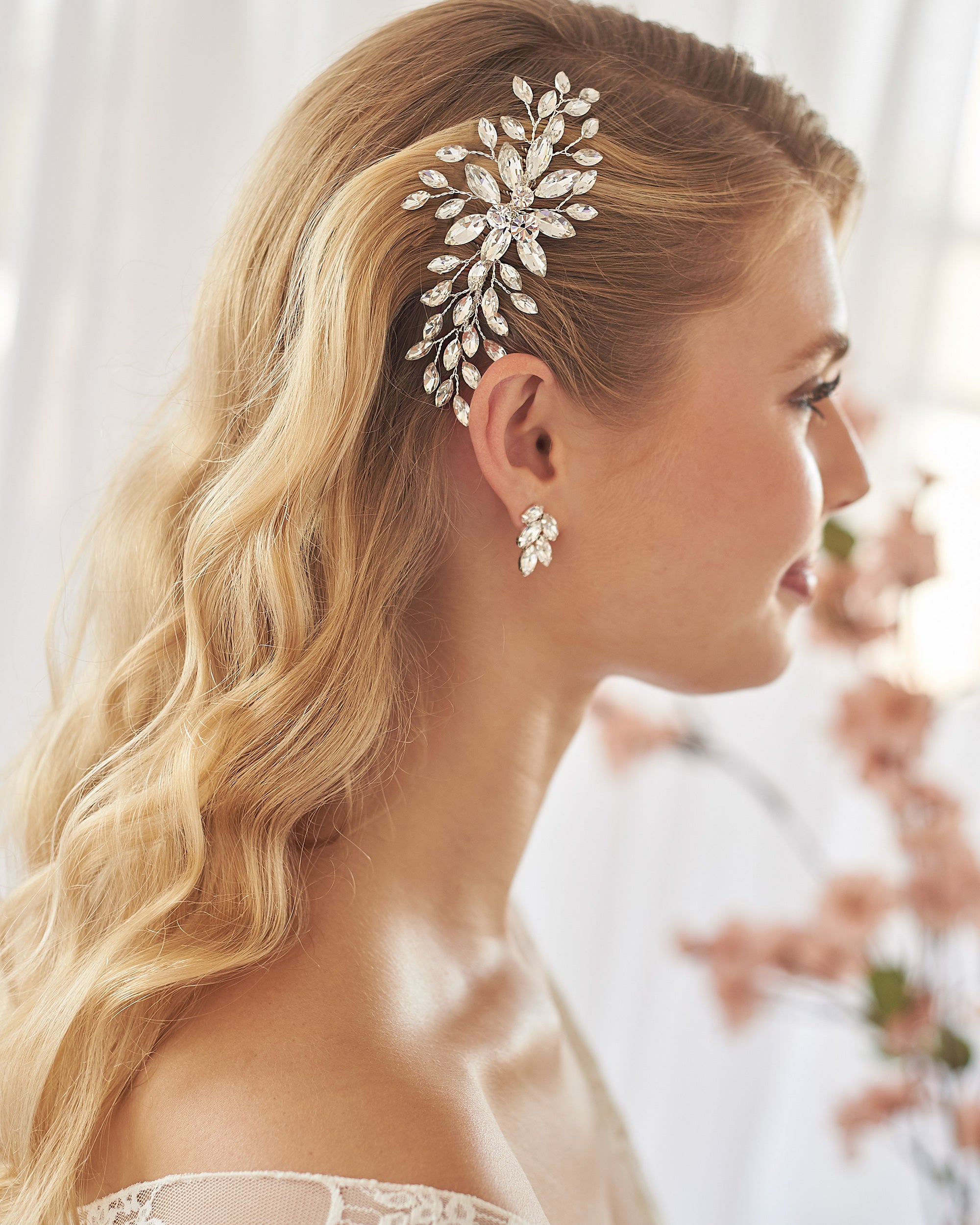 Crystal Wedding Comb