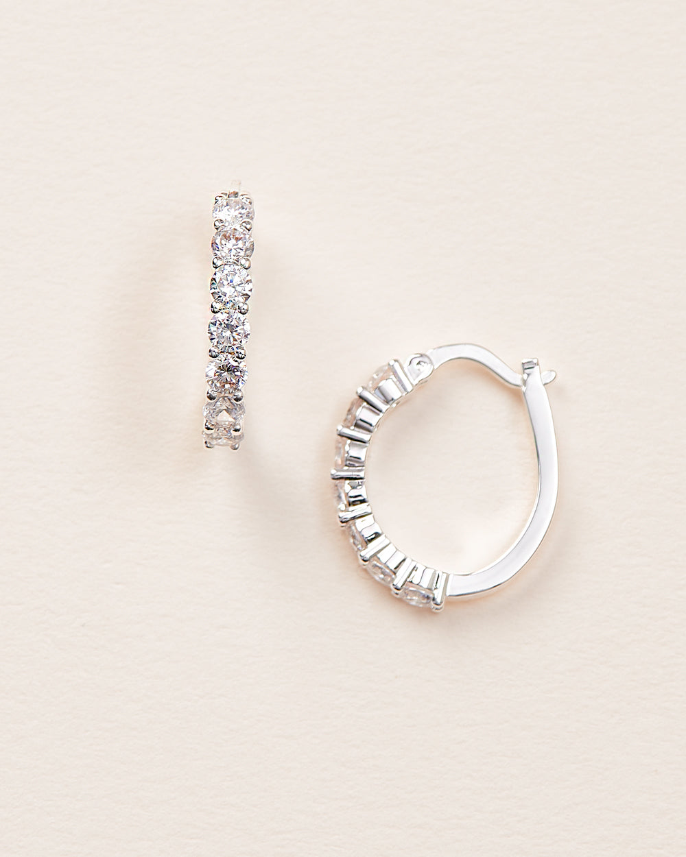 Silver Hoop Earrings