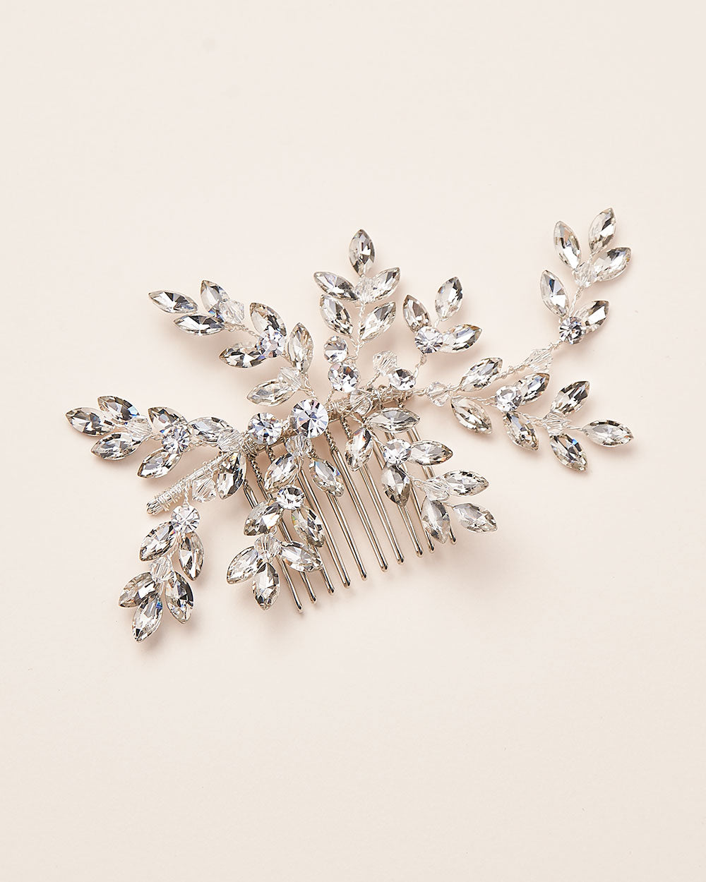Crystal Floral Bridal Comb