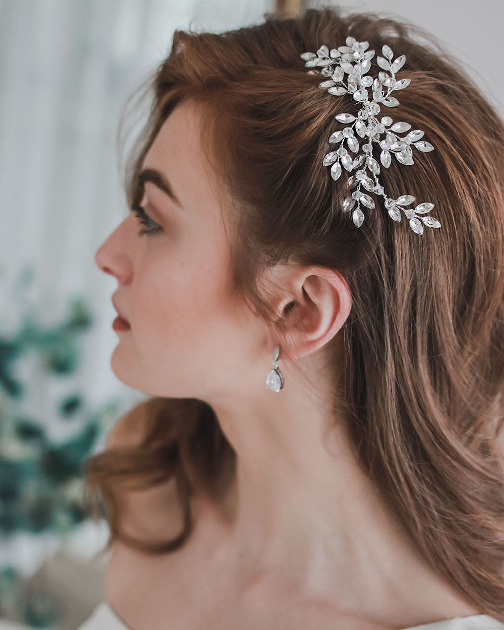 Crystal Wedding Comb