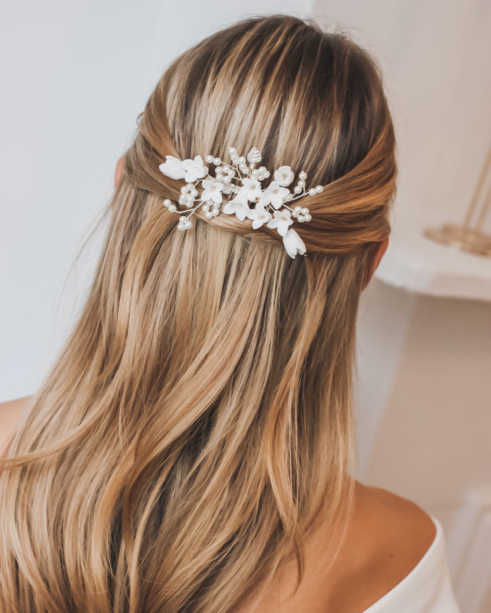 Floral Wedding Comb