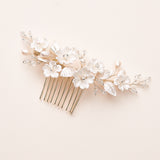 Pearl and Crystal Bridal Hair Comb