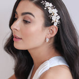 Flower Hair Comb for Bride