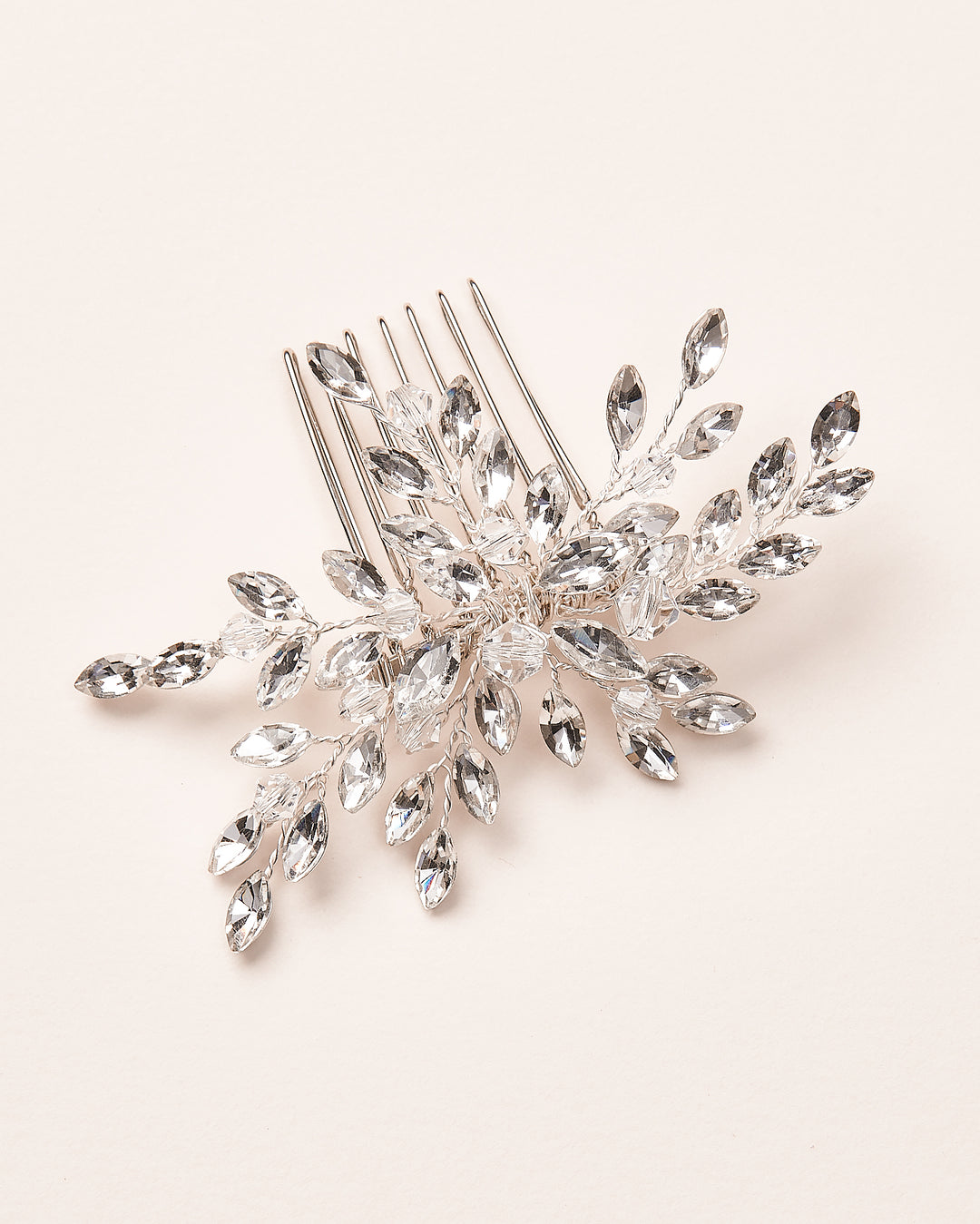 Small crystal hair accessory for wedding