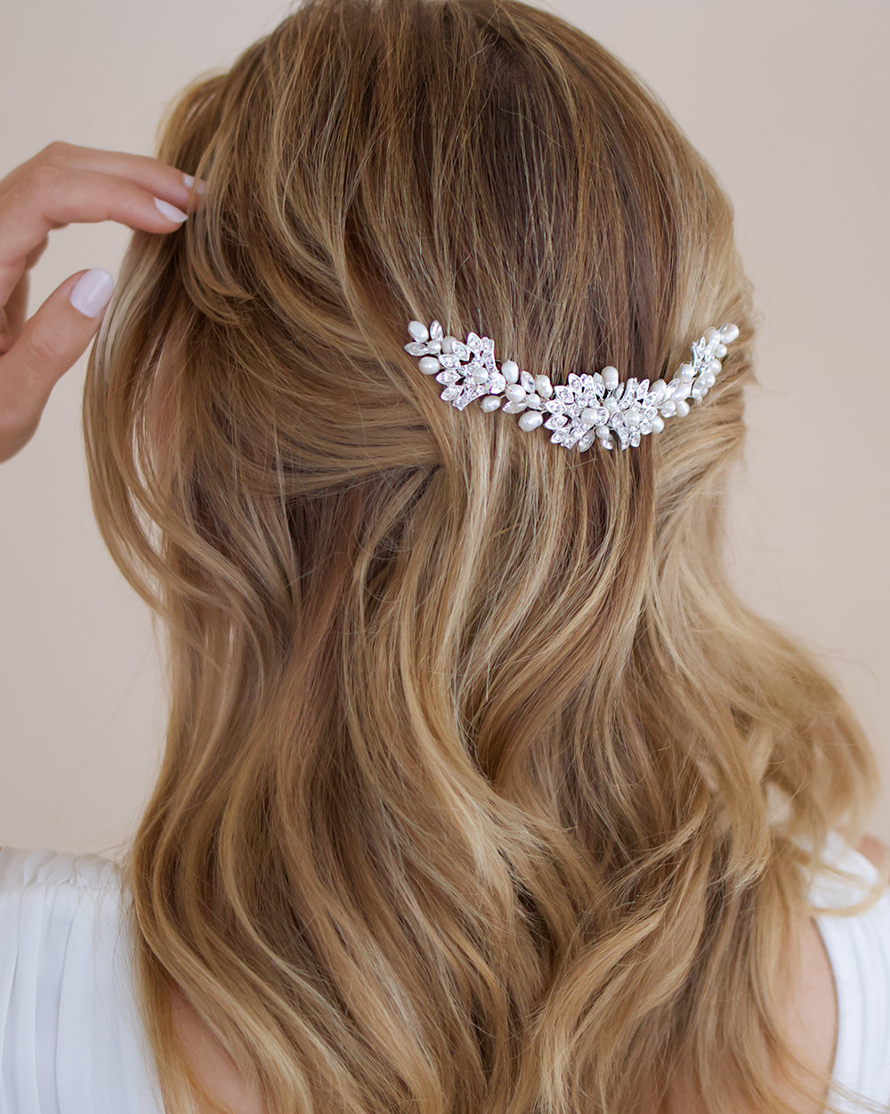 Pearl Wedding Comb