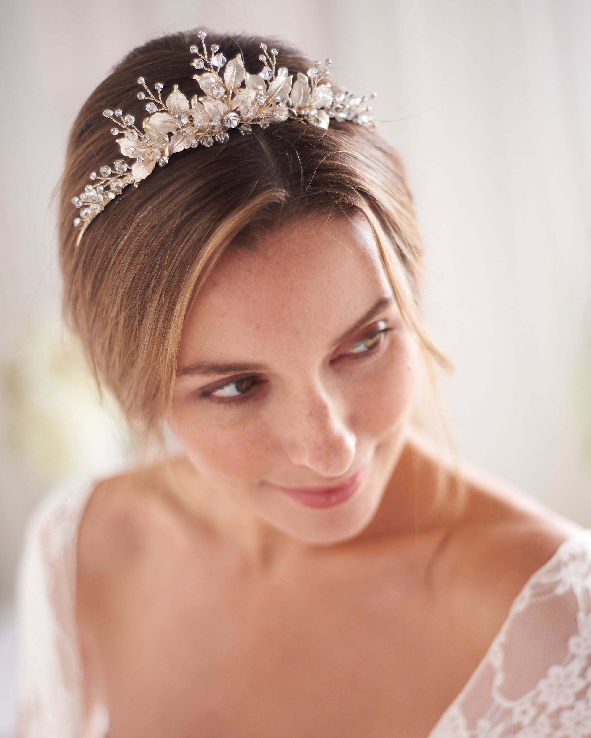 Juliet Floral Wedding Tiara Bridal Crowns Dareth Colburn