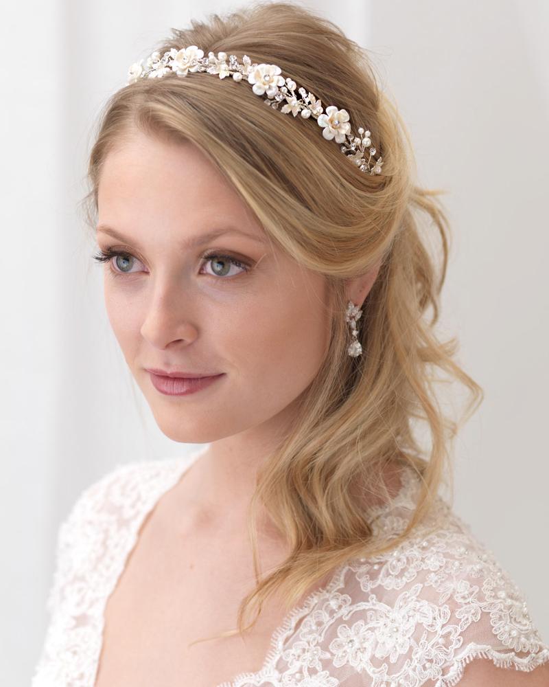 SIANA | Floral Bridal Headpiece