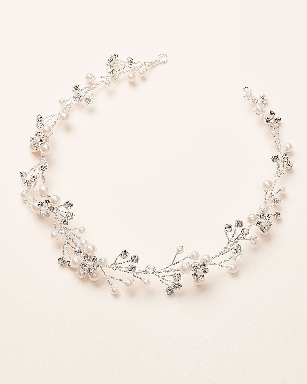 Wedding Hair Vine Pearls