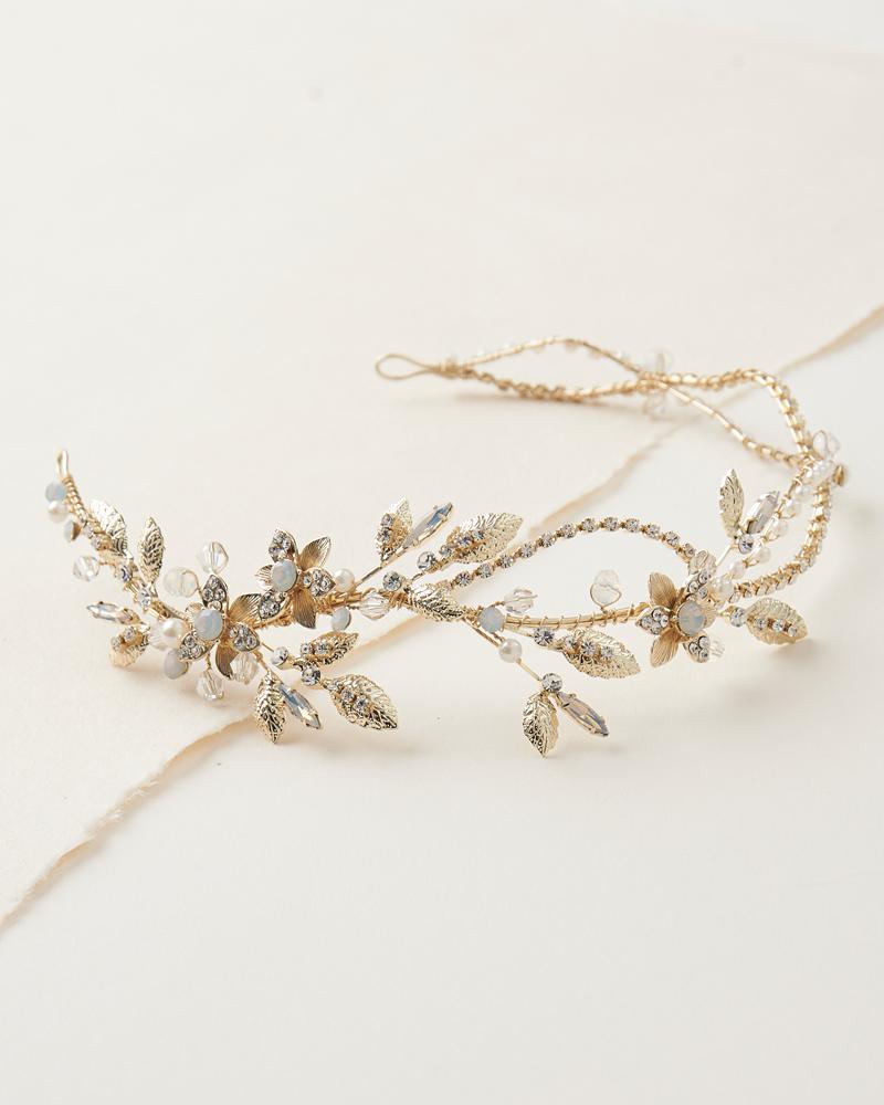 Gold Bridal Headband