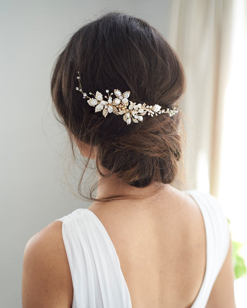 Gold Wedding Hair Vine