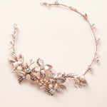 Rose Gold Wedding Hair Vine