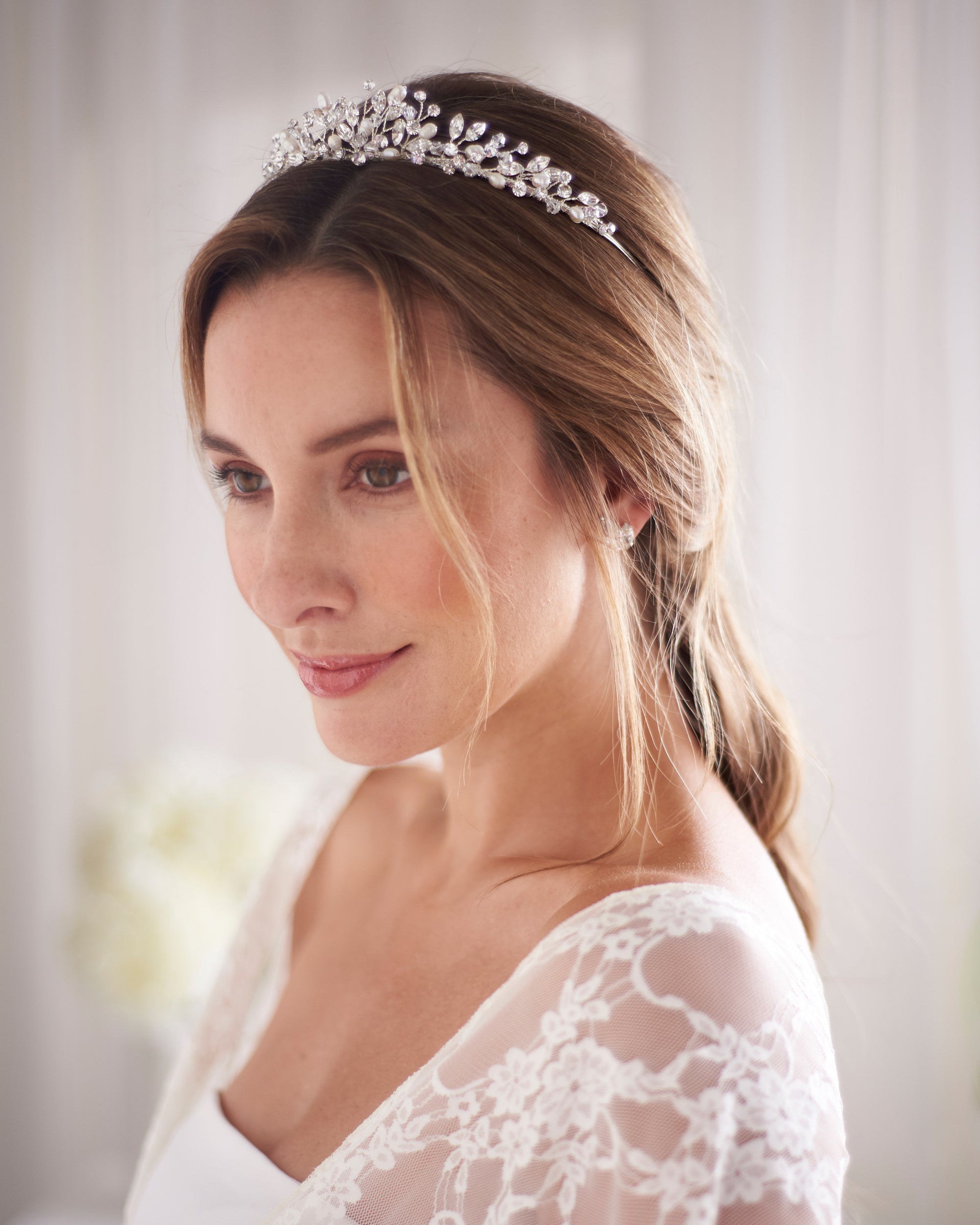 Silver Bridal Tiara