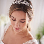 Silver Pearl & Crystal Bridal Headpiece