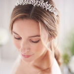 Silver Crystal Wedding Crown