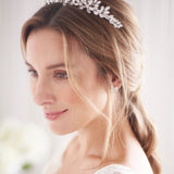 Silver Crystal Wedding Headpiece