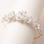 Pearl Floral Wedding Tiara