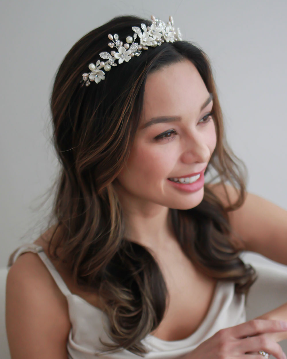 Giovanna Floral - Shop Bridal Crowns | Colburn