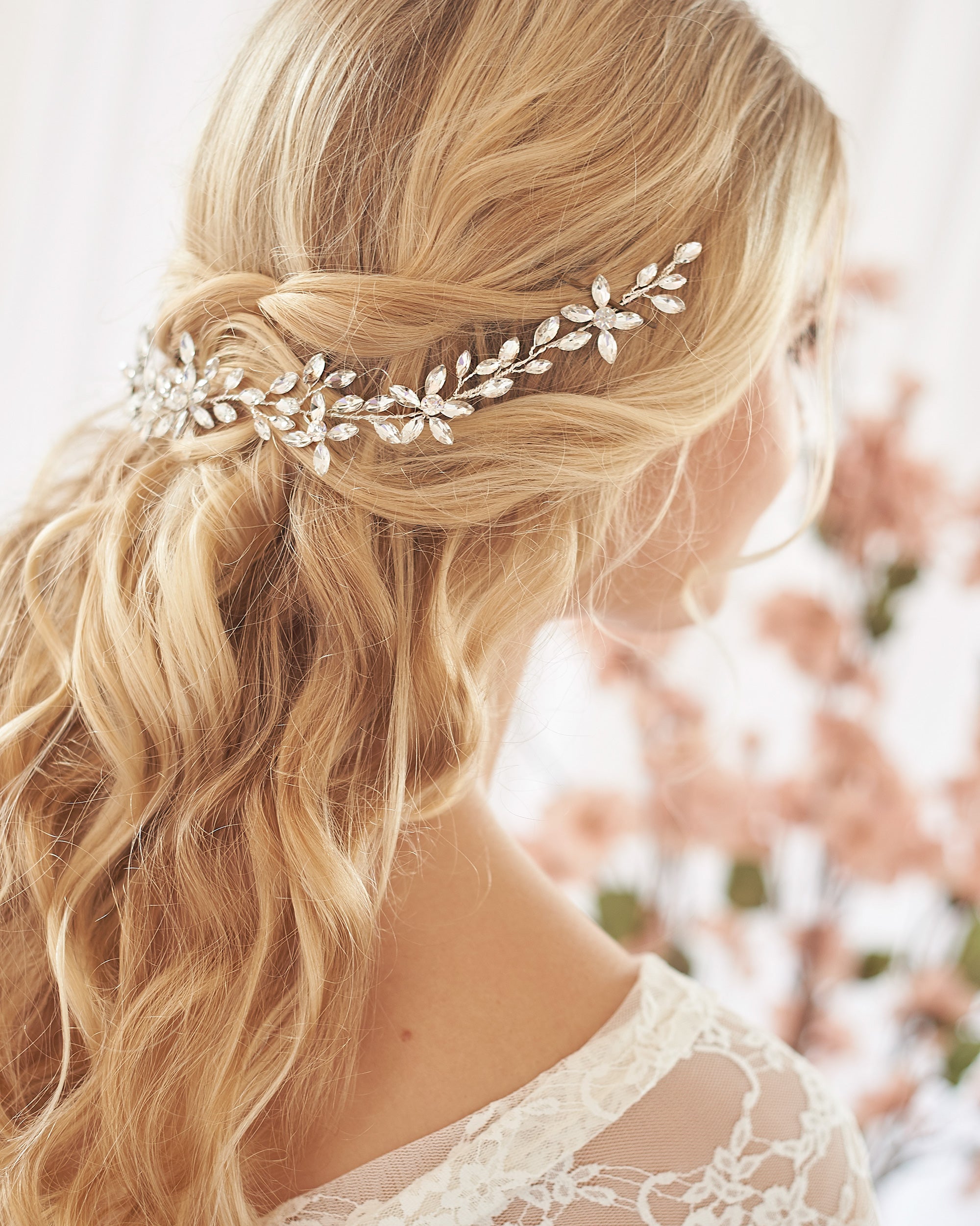 Crystal Hair Vine Wedding