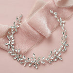 Silver Crystal Wedding Hair Vine