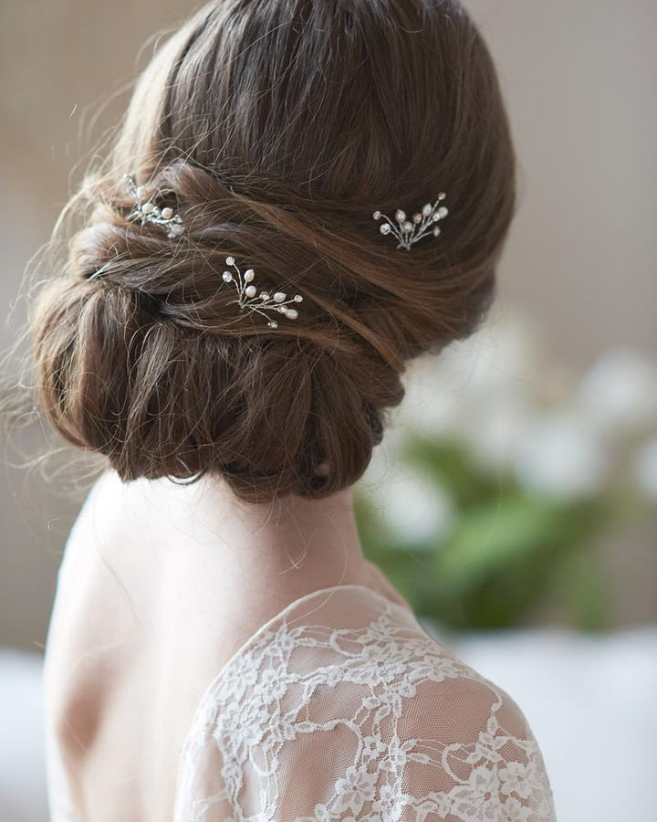 Crystal Gemstone Wedding Hair Pins