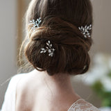 Genuine Crystal Gemstone Wedding Hair Pins