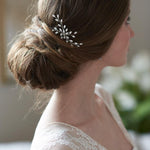 Silver Crystal Hair Pin