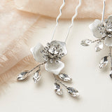 Kacie Floral Hair Pins (Set of 3)