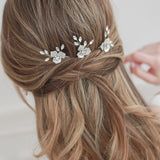 Kacie Floral Hair Pins (Set of 3)