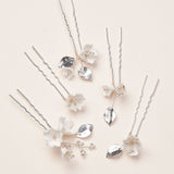 Sara Floral Hair Pins (Set of 5)