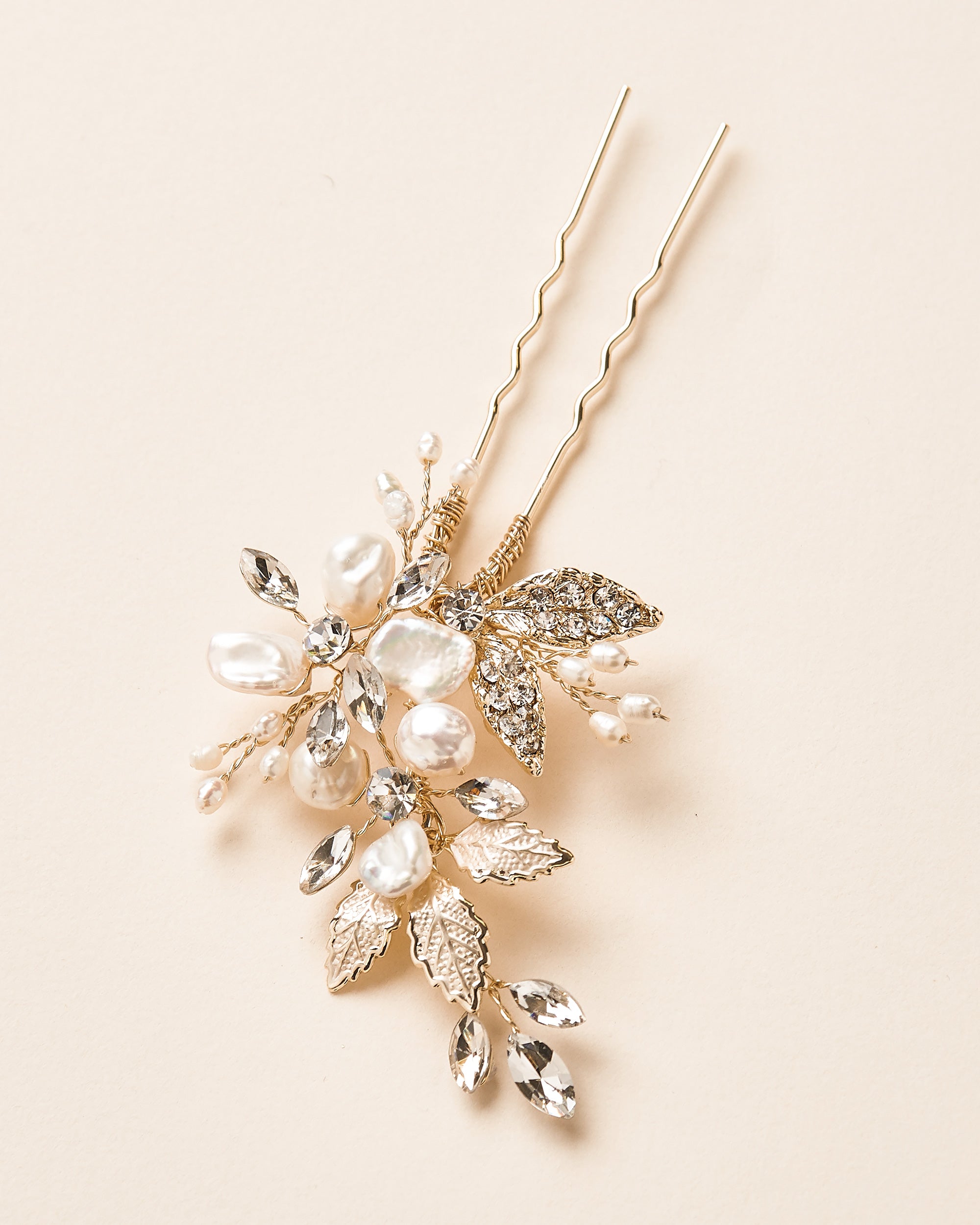 Gold Wedding Hair Pin