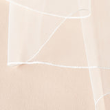 Pencil edge wedding veil
