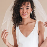 Pencil Edge Bridal Veil